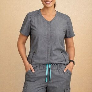 FIGS technical collection scrub set. Top L and bottom XL -NWT